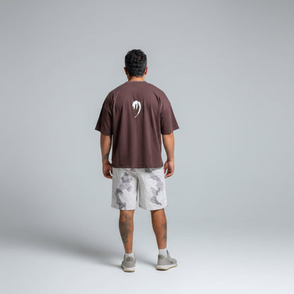Polera OVERSIZE café