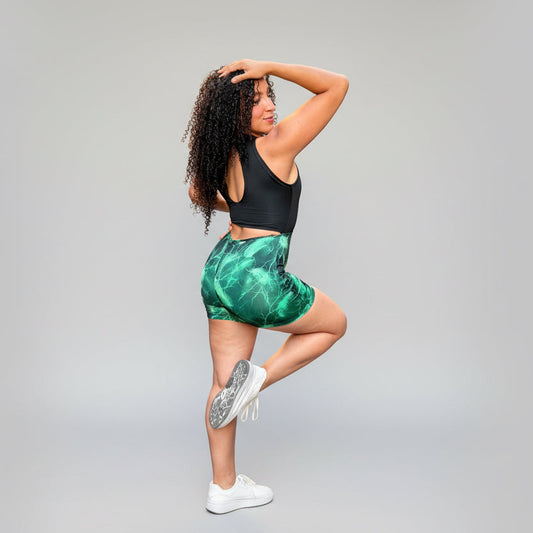 Enterito short largo verde