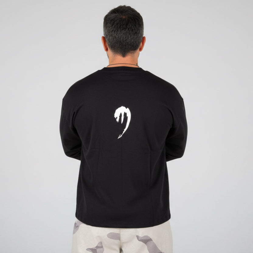 Polera OVERSIZE negro